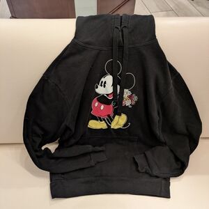 Disney Black Mickey Mouse Apparel Hoodie Small